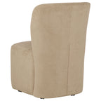 Jaelynn Upholstered Parsons Dining Side Chair Tan (Set of 2)