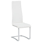 Montclair Upholstered Dining Side Chair White (Set of 4)