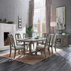 Zumala - Dining Table - Marble Top & Weathered Oak
