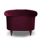 La Rosa - Victorian Tufted Upholstered Accent Chair
