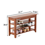 Multi Functional Double Layer Shoe Stool