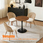 Round Dining Table With Tulip Style Base