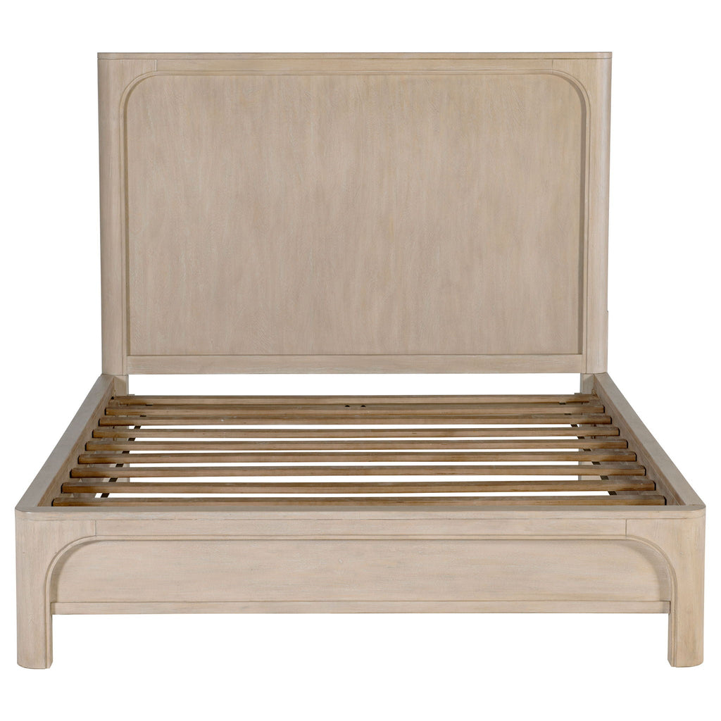 Solano 55-inch California King Panel Bed Weathered Mango