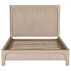 Solano 55-inch California King Panel Bed Weathered Mango
