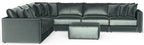 Remington - Modular Sofa And Cocktail Ottoman - Pine