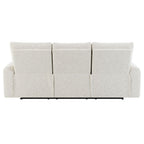 Lalisa - Power Motion Sofa With USB Port - Cream Chenille