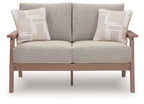 Grover Beach - Loveseat With Cushion - Driftwood