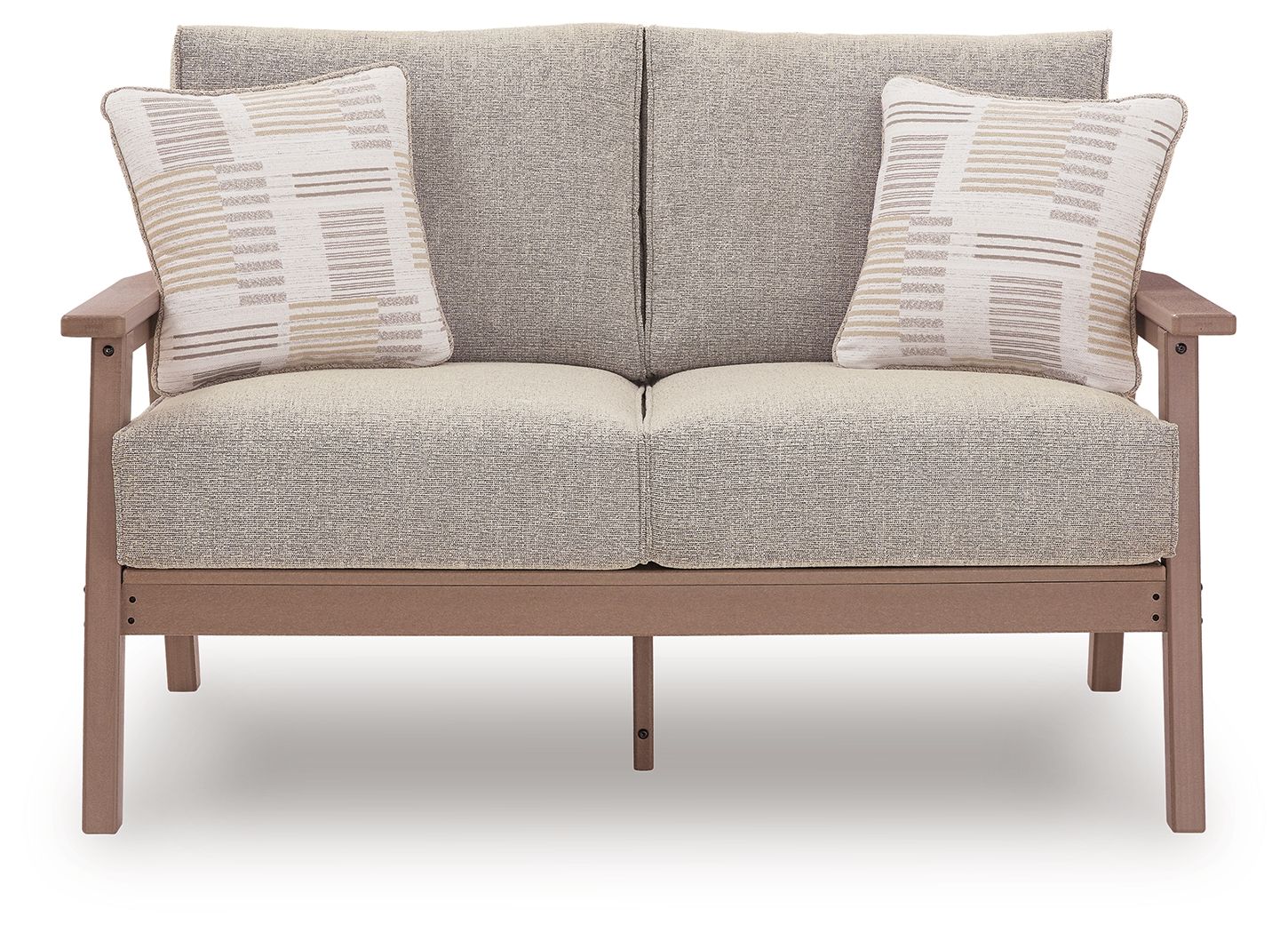 Grover Beach - Loveseat With Cushion - Driftwood