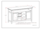 Amherst - TV Media Stand, Handcrafted