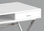 Computer Desk For Home Office, Laptop, Storage Drawers, Glossy Contemporary & Modern