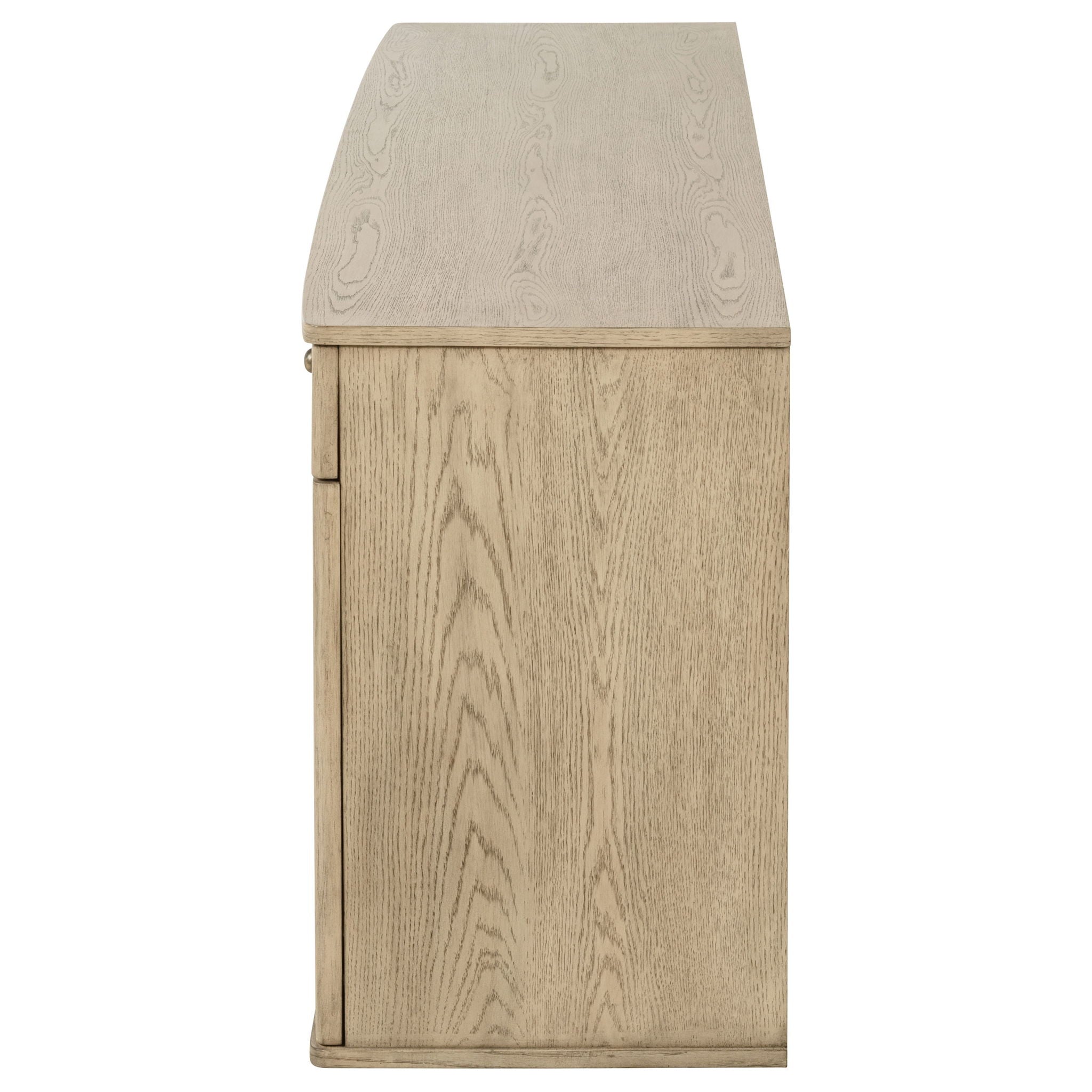 Kailani 4-door Cane Sideboard Buffet Cabinet Beige Oak