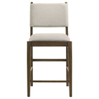Ottowa Upholstered Counter Side Chair Brown (Set of 2)