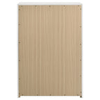 Ines 5-drawer Bedroom Chest of Drawers White High Gloss