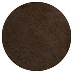 Ridgewell 5-piece Round Pedestal Dining Set Dark Oak