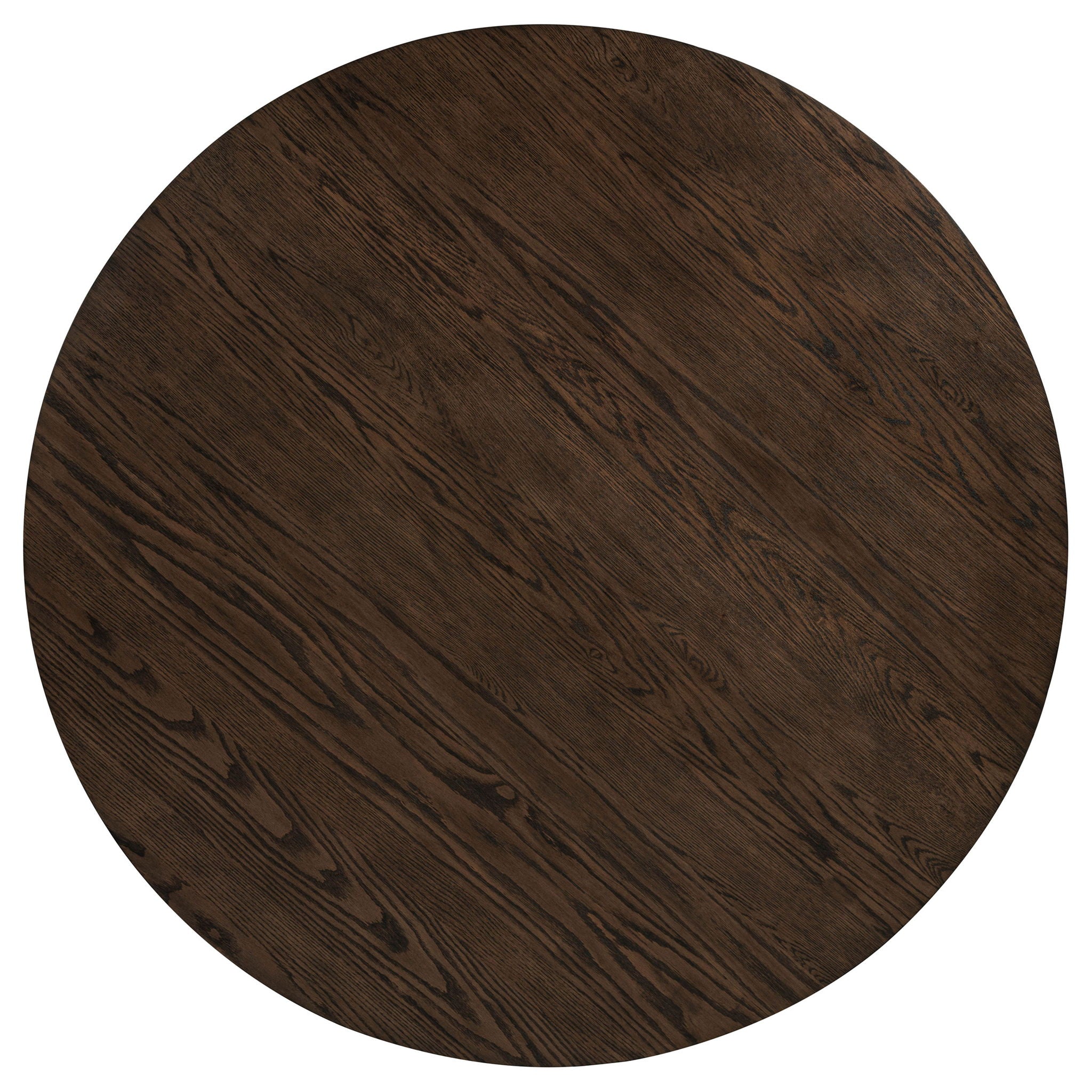 Ridgewell 5-piece Round Pedestal Dining Set Dark Oak