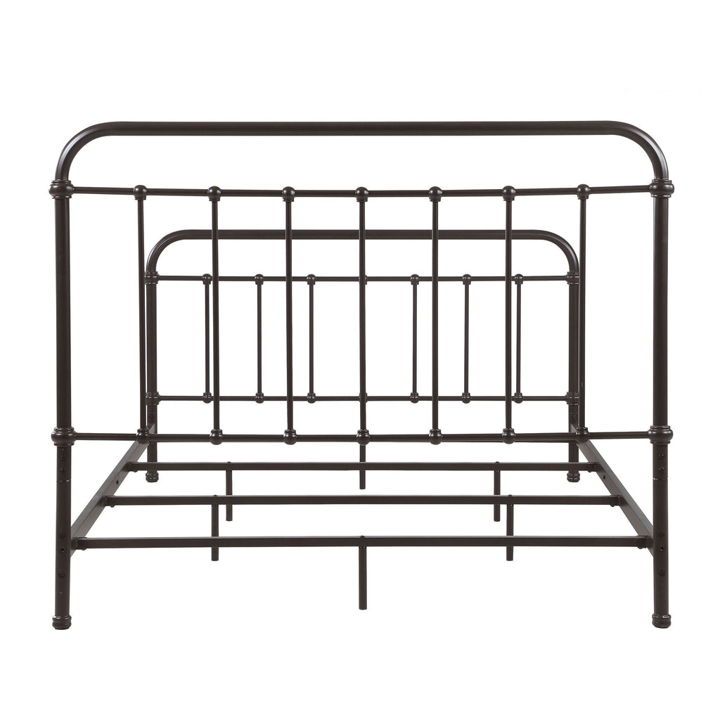 Livingston Metal Queen Open Frame Bed Dark Bronze
