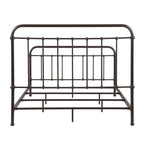Livingston Metal Queen Open Frame Bed Dark Bronze