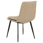 Ortega Upholstered Dining Side Chair Tan (Set of 2)
