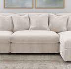 Blaine Upholstered Armless Chair Sand