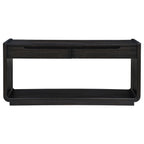 Leandro 2-drawer Entryway Sofa Console Table Burnished Black