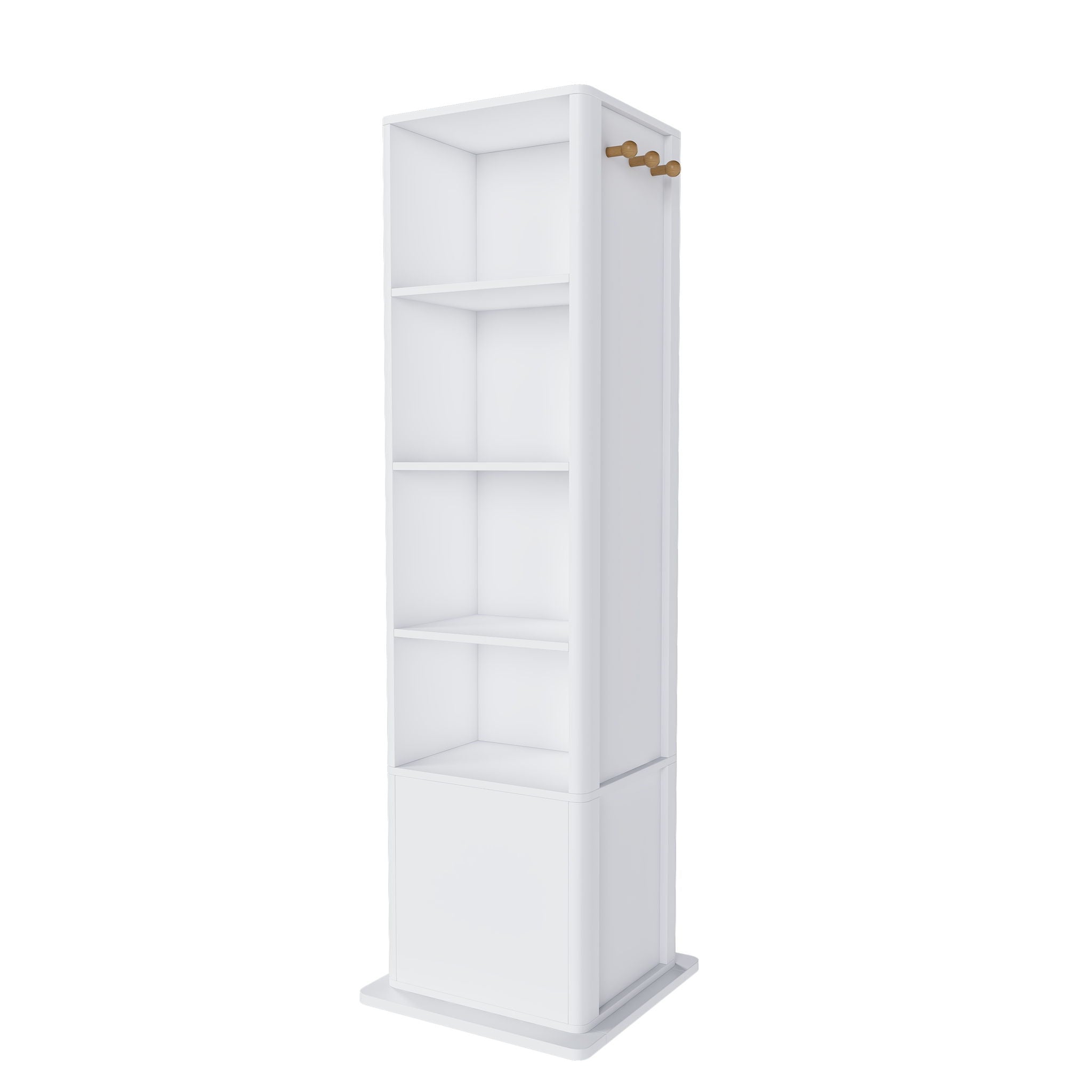 360° Rotating Makeup Cabinet With Full Length Mirror