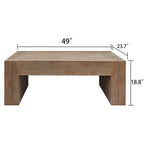 Minimalist Rectangular Center Table For Living Room