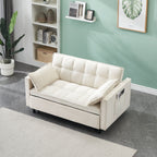 Sofa Bed With Pockets, 3 In 1 Convertible For Living Room
