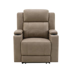 Lugo - Power Motion Recliner With Cup Holder - Camel
