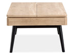 Fletcher - Lift Top Storage Cocktail Table - Driftwood