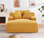 Cloudline - Oversized Chaise Lounge, Modern Comfy Couch With Full Foam Cushioning, Cozy Sleeper Sofabed