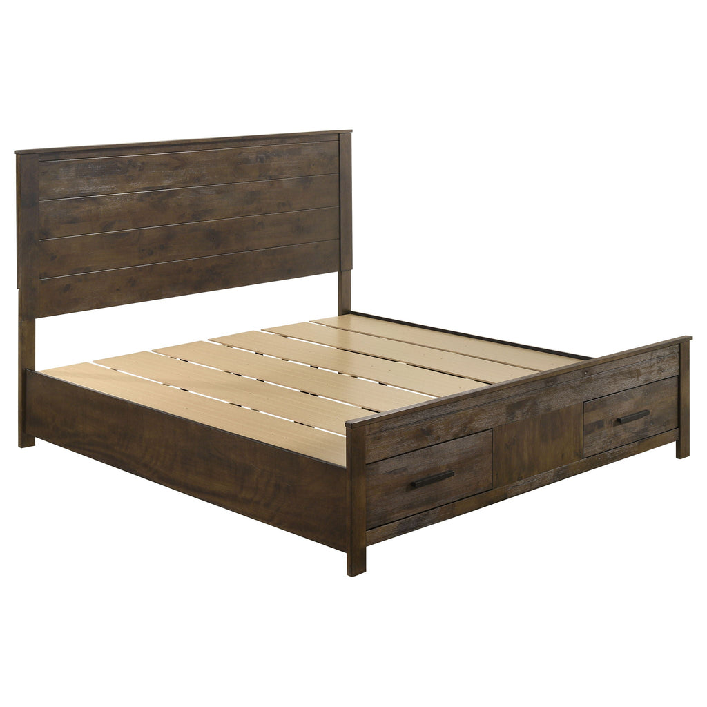 Woodmont 5-piece Eastern King Bedroom Set Golden Brown