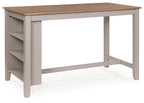 Harperfeld - Rectangular Dining Room Counter Table - Natural / Gray