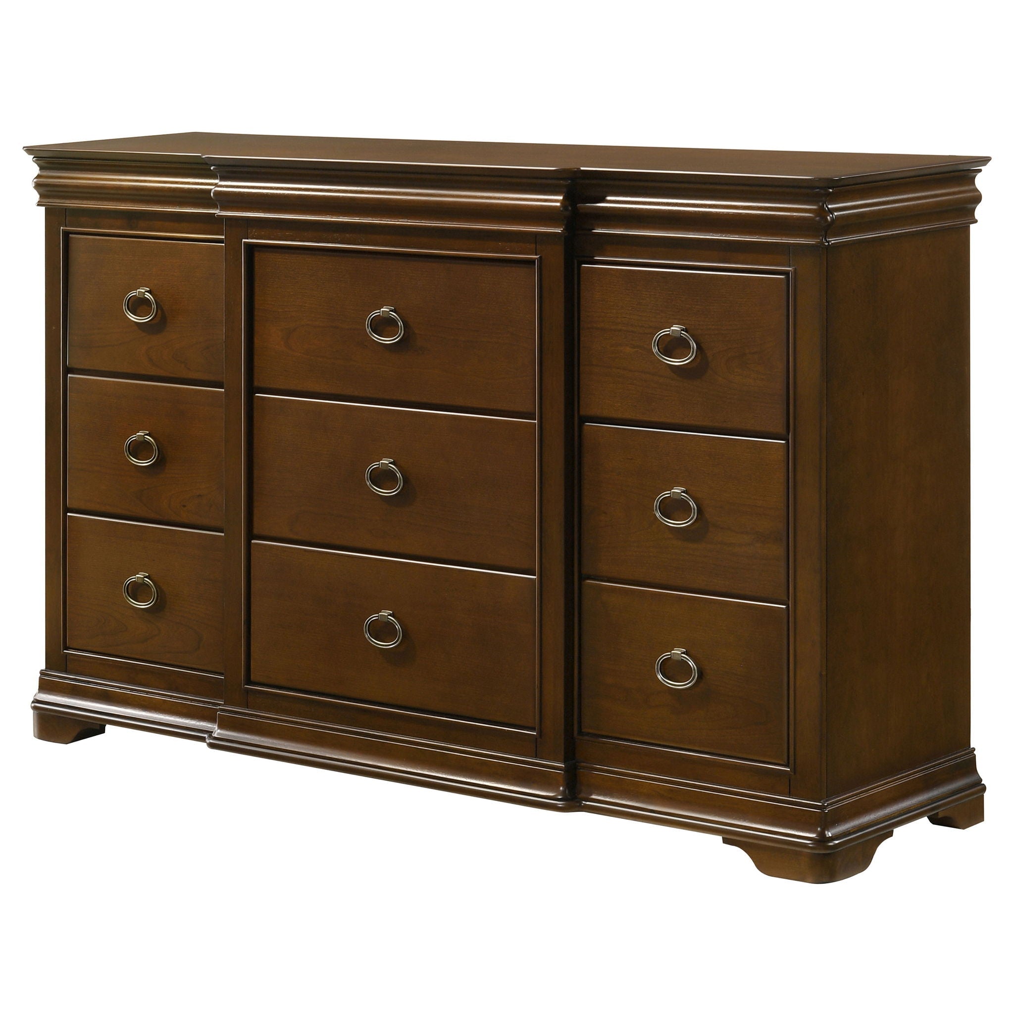 Garland 9-drawer Bedroom Dresser Cabinet Brown Cherry