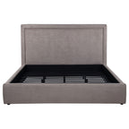 Lawson 54-inch Upholstered Eastern King Platform Bed Mushroom