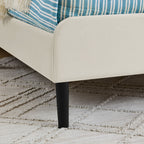 Upholstered Platform Bed Frame With 2 Storage Drawers And Adjustable Sofa Bed