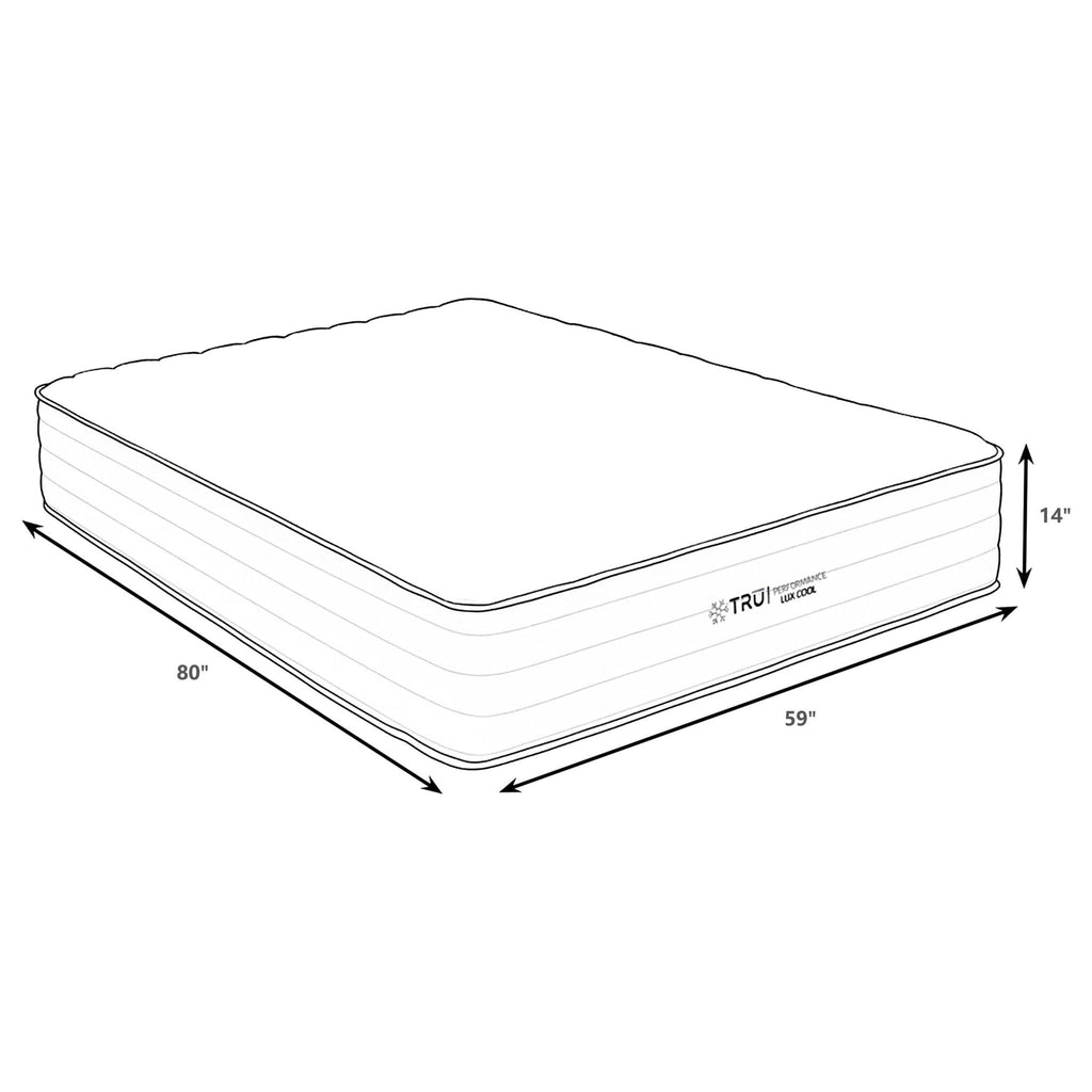 Montlake 14-inch Queen Cool Firm Memory Foam Hybrid Mattress