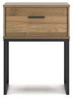 Deanlow - One Drawer Night Stand - Honey