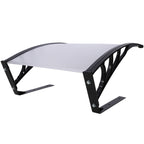 Weather Resistant Polycarbonate Canopy Outdoor Shade Cover For Robotic Lawn Mowers - Black