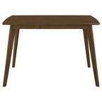 Kersey 5-piece Rectangular Dining Table Set Chestnut
