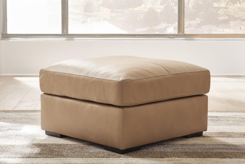 Bandon - Oversized Accent Ottoman - Toffee