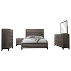 Watson Five-piece California King Bedroom Set Grey Oak