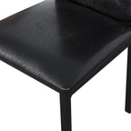 Metal Frame Dining Seats (Set of 4) - Black