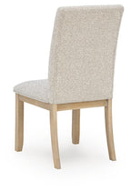 Lasinger - Dining Upholstered Side Chair (Set of 2) - Light Brown