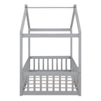 Bed House Bed Frame With Fence