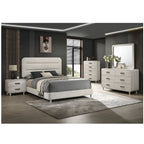 Nightstand With 2 Drawers, Ample Storage Space - Antique White