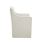 Traditional Skirted Dining Arm Chair