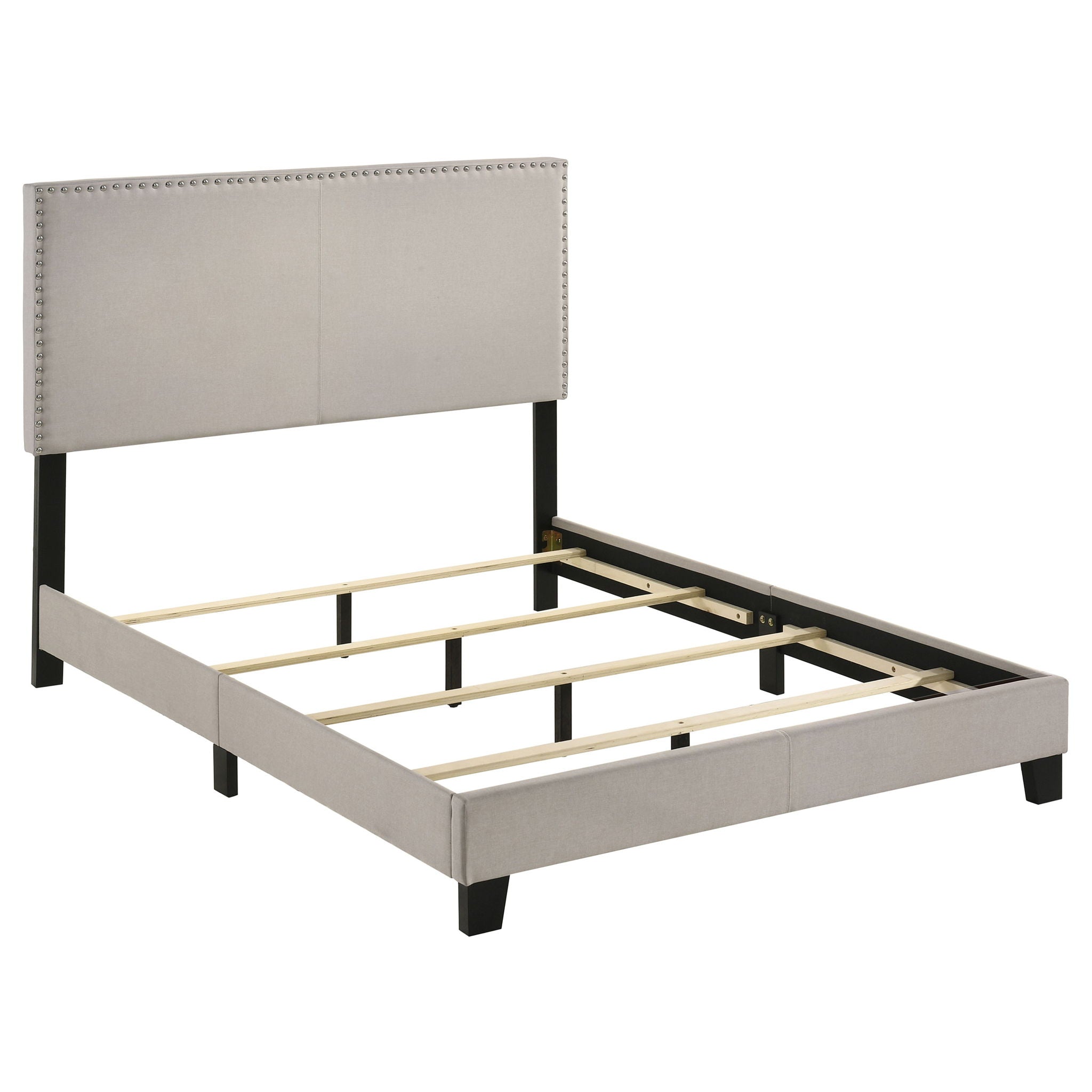 Boyd Upholstered Full Panel Bed Ivory