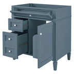 Bathroom Vanity With 2 Drawers And Tip-Out Drawer, Storage Cabinet