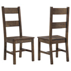 Coleman Dining Side Chair Rustic Golden Brown (Set of 2)