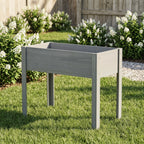 Raised Garden Bed With Legs, Elevated Planter Box For Outdoor Plants